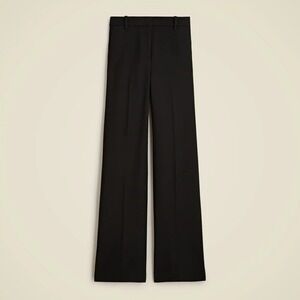 J. Crew Wide Leg Trouser Womens 4 Black Career Business Office Corporate Mod NWT